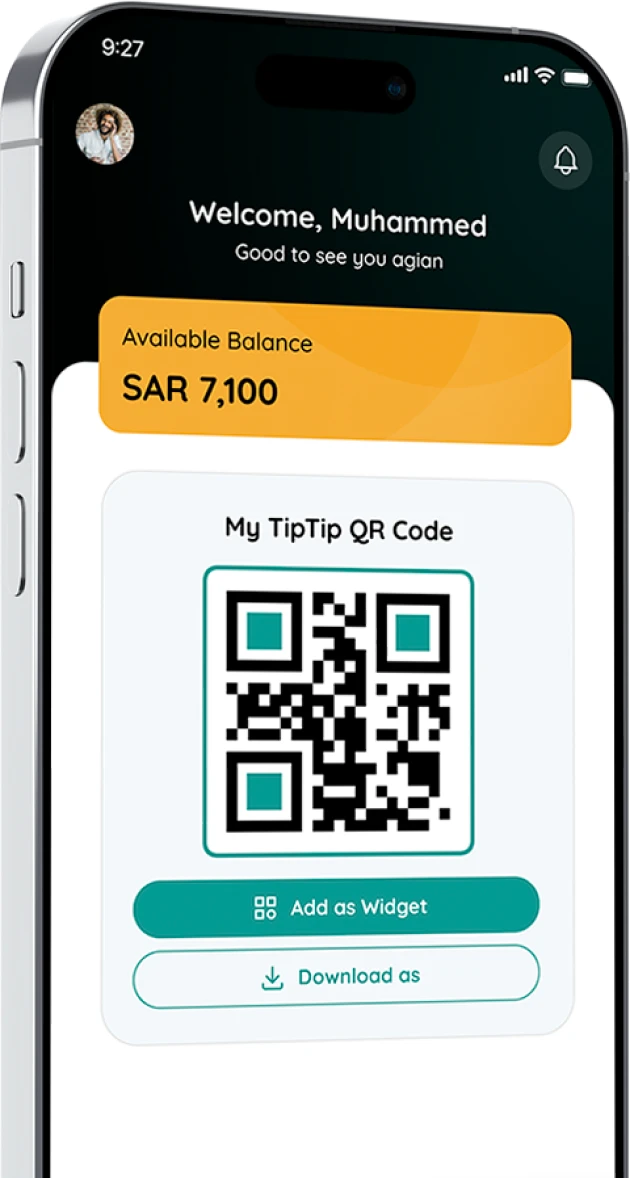 TipTip worker app screens